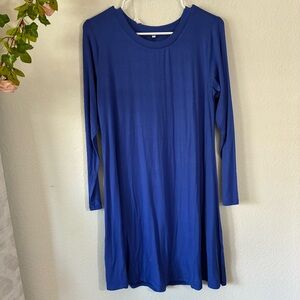 SOFT BLUE VIBRANT DRESS, MEDIUM